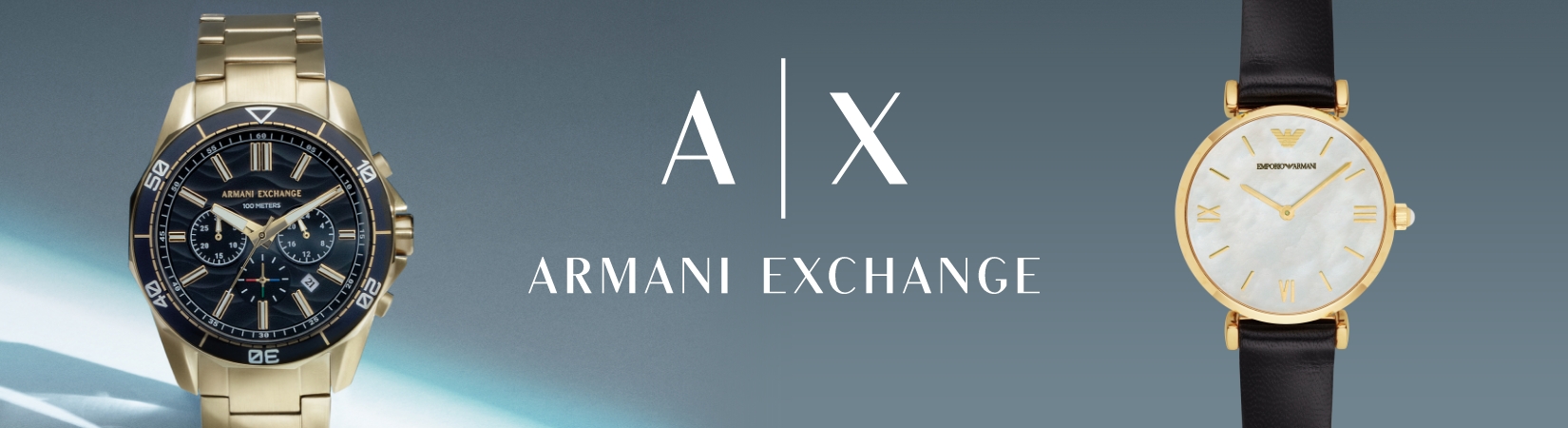 Armani watch logo online